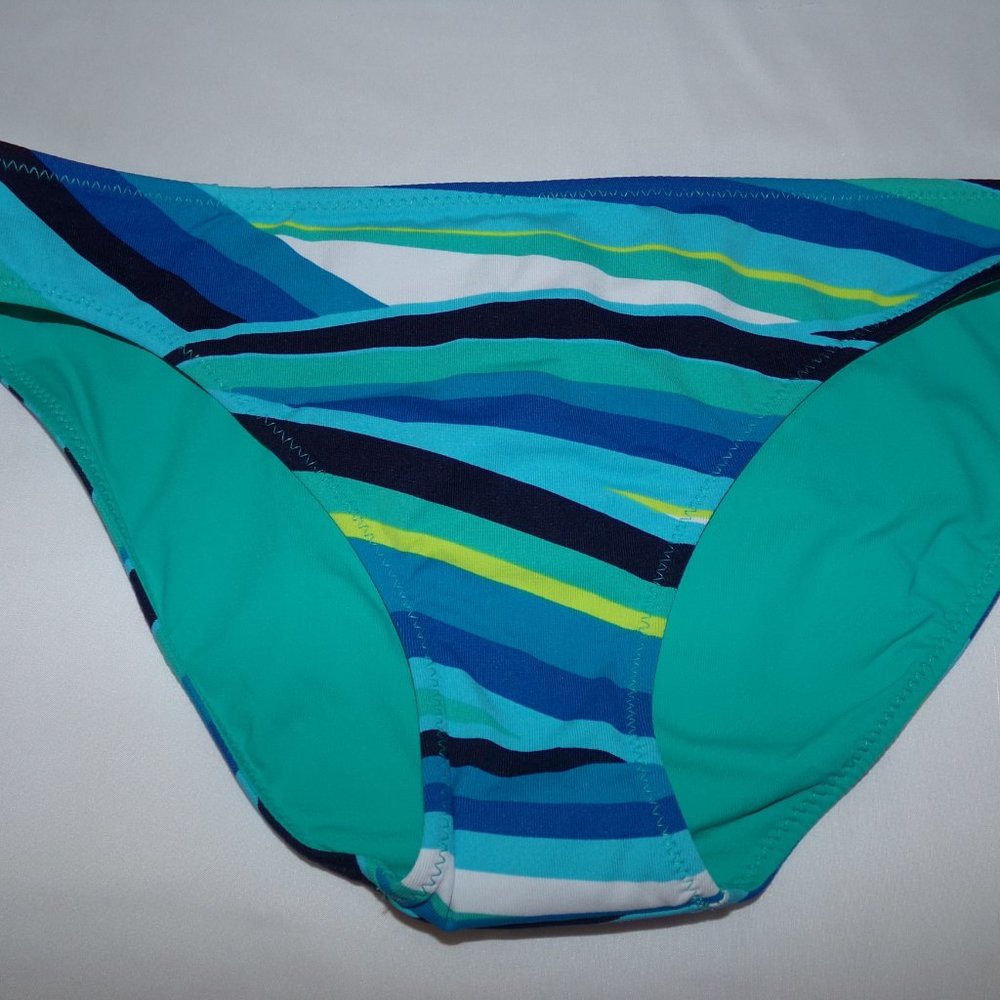 Tommy Bahama Hipster Swimsuit Bottoms Reversible Solid Stripes Waves NWT $68 XXS